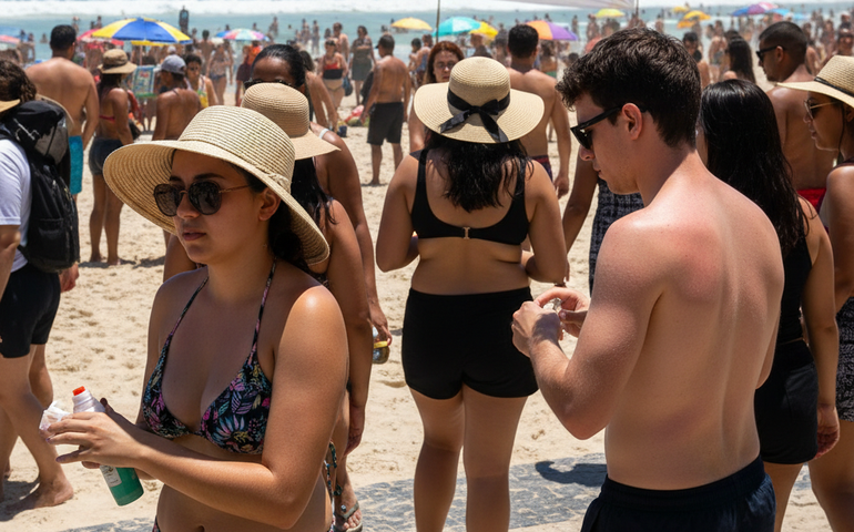 Queimaduras solares mais que dobram no verão no Rio, e Saúde reforça alerta para cuidados com a pele