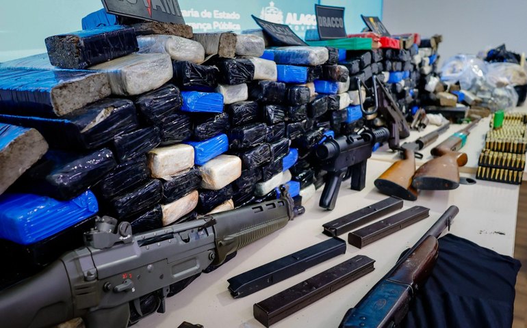 Alagoas já registra apreensão de duas toneladas de drogas em 2025