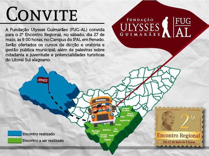 Penedo sedia o II Encontro Regional da Fundação Ulysses Guimarães em AL