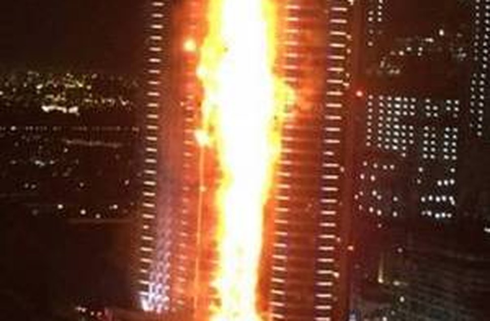 incendio dubai 