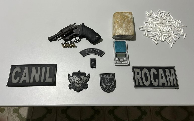 Polícia Militar prende suspeito de homicídio e apreende drogas em Arapiraca