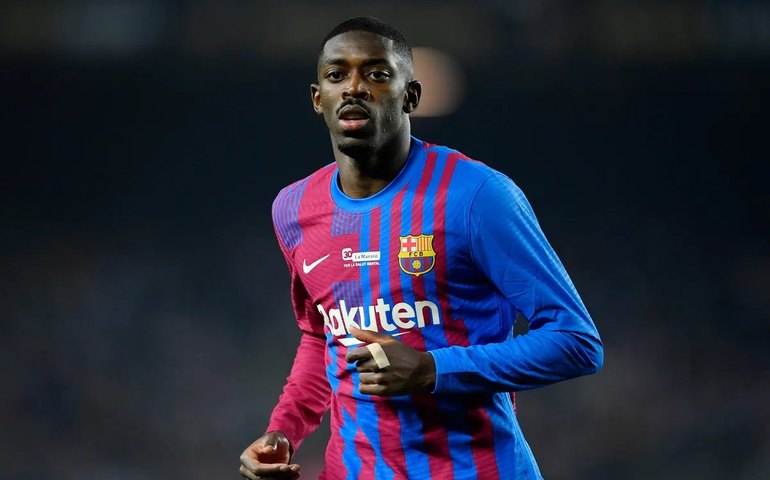 PSG desembolsa R$ 267 milhões e anuncia atacante Dembélé, ex-Barcelona, até 2028