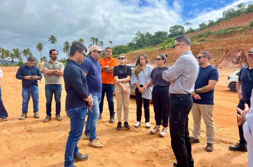 Seinfra acompanha andamento final das obras de saneamento e abastecimento de água no Litoral Norte