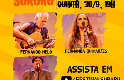Bozo, Fernando Melo e Fernanda Guimarães encerram o Festival Susuru 2021  