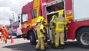 Pedestre morre atropelado por micro-ônibus na Grande Aracaju; VÍDEO
