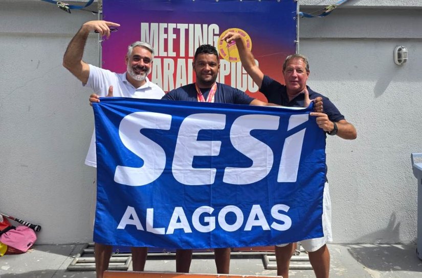 Nadador do SESI-AL, William Costa conquista três ouros no Meeting Paralímpico Loterias CAIXA 2026