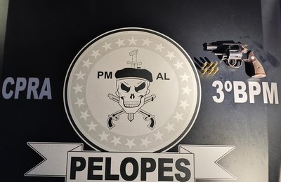 PM apreende três armas em ações realizadas na região Agreste de Alagoas