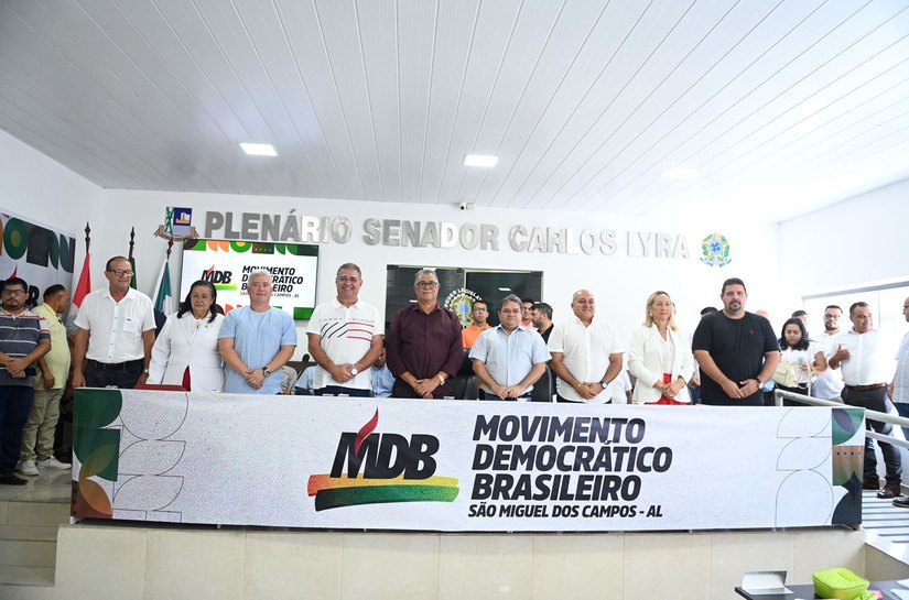 MDB de São Miguel dos Campos realizou convenção e ato de filiação no sábado, 26