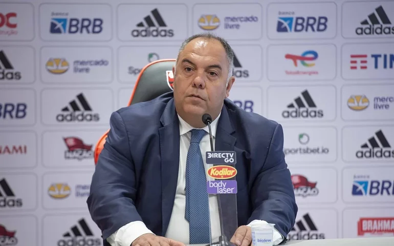 Marcos Braz pede que novo vídeo da briga com torcedor do Flamengo seja mostrado junto com os áudios