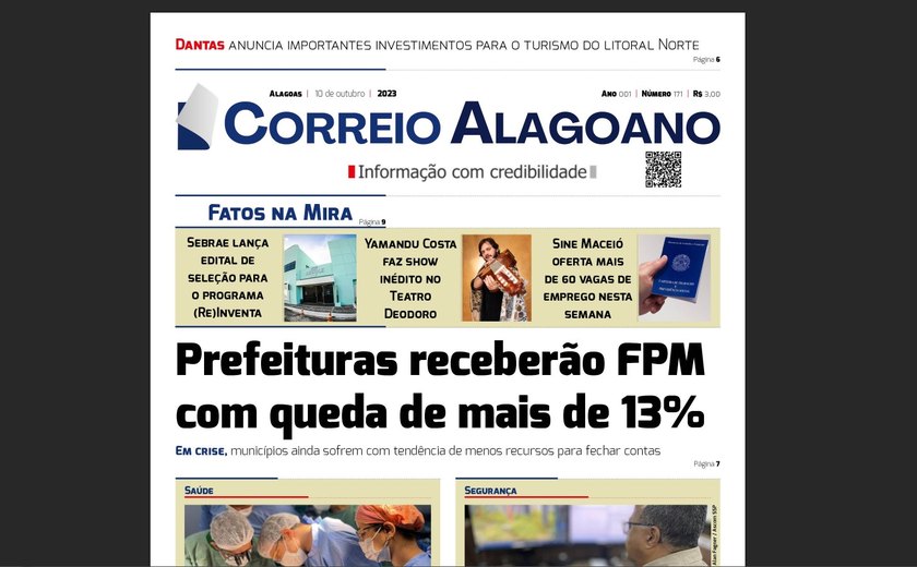 Prefeituras receberão FPM com queda de mais de 13%