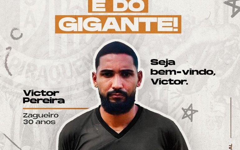 ASA anuncia contratação do experiente zagueiro Victor Pereira