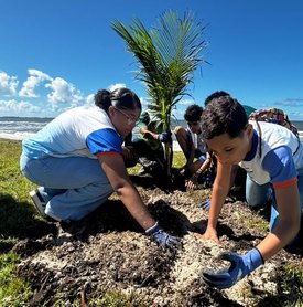 Projeto “Se tem Coqueiro tem Cuidado” é lançado no Pontal da Barra