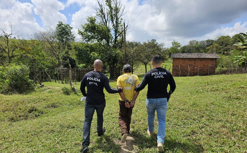 Polícia Civil prende em Chã Preta, homem que matou vizinho a facadas no interior de PE*