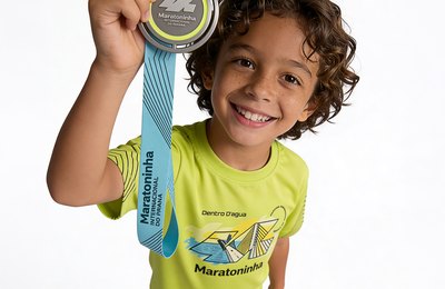 “Maratoninha” leva crianças e adolescentes para a 1ª Maratona Internacional do Paraná