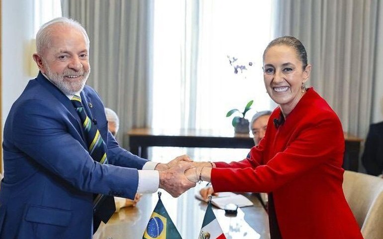 Lula e Sheinbaum discutem cooperação entre Brasil e México