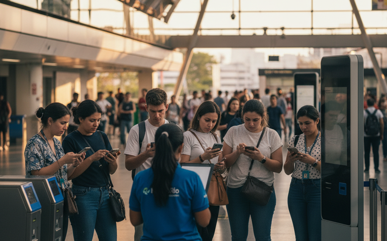 Usuários enfrentam instabilidade na compra de passaporte do MetrôRio para o Réveillon