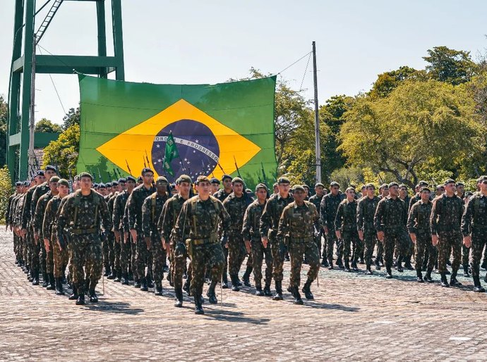 59º Batalhão de Infantaria Motorizado realiza solenidade em homenagem ao Dia do Exército Brasileiro
