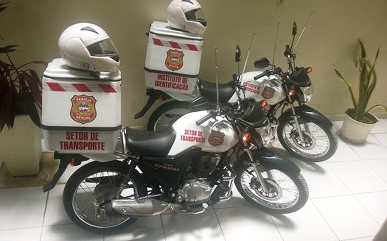 Aquisição de motocicletas agilizará trabalho interno da Perícia