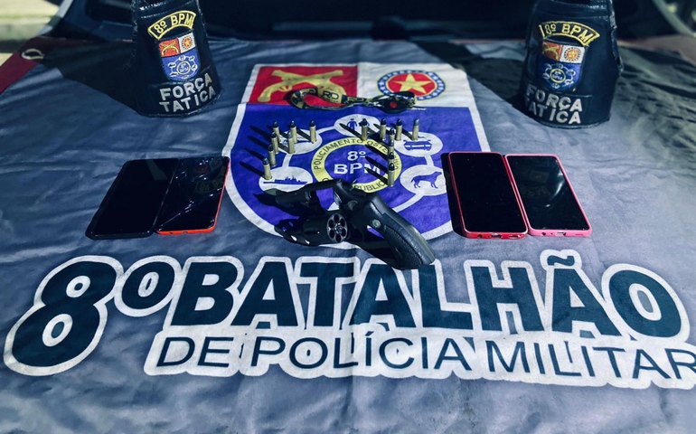 PM apreende arma de fogo, munições e drogas em ações em Maceió e Satuba