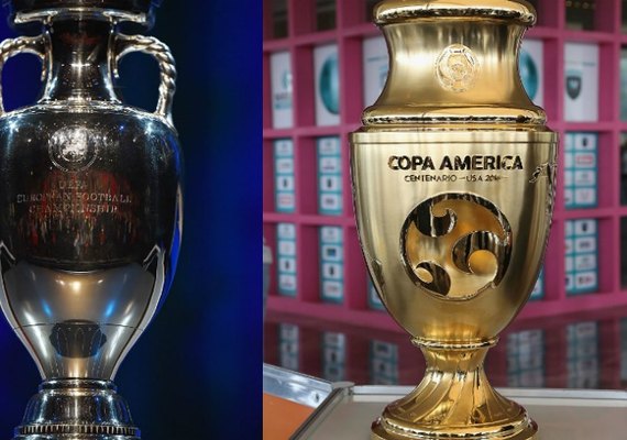 Disputadas ao mesmo tempo, Eurocopa e Copa América escancaram diferenças