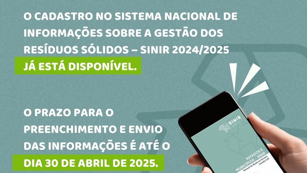 Semarh alerta sobre prazos para cadastro no sistema de gestão dos resíduos sólidos