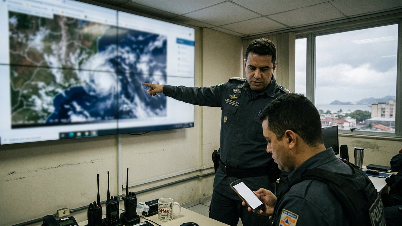 Defesa Civil de Niterói nega previsão de ciclone após alerta automático do Google
