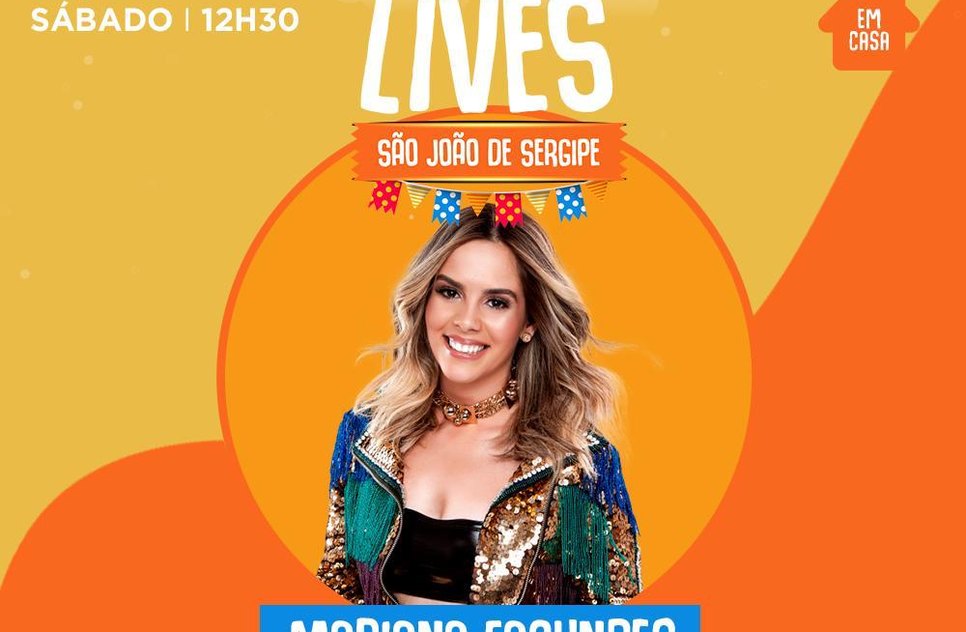 MARIANA FAGUNDES LIVE SOLIDÁRIA / Foto: ASCOM/VC VAHLE