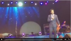 Thalles em evento - Reprodução: Youtube
