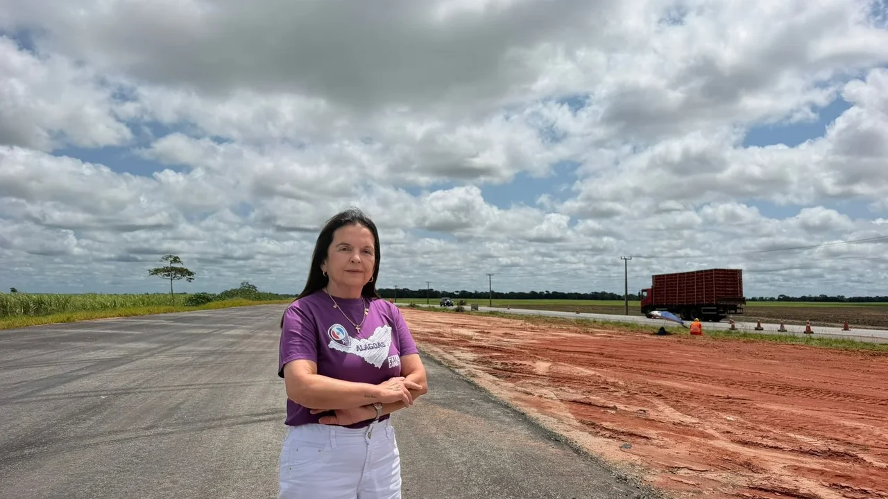 Fátima Canuto mostra avanço das obras do Arco Metropolitano e relembra atuação pela duplicação da estrada do Polo