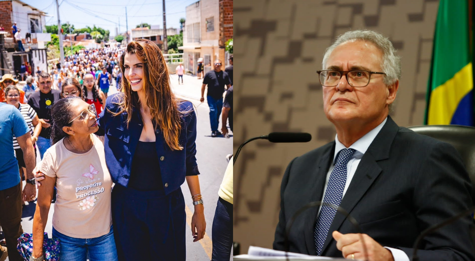 Marina e Lira podem ocupar as duas vagas ao Senado e deixar Renan de fora