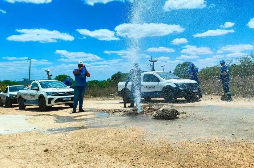 Fiscalização intensiva no sertão de Alagoas recupera 2 milhões de litros de água em janeiro