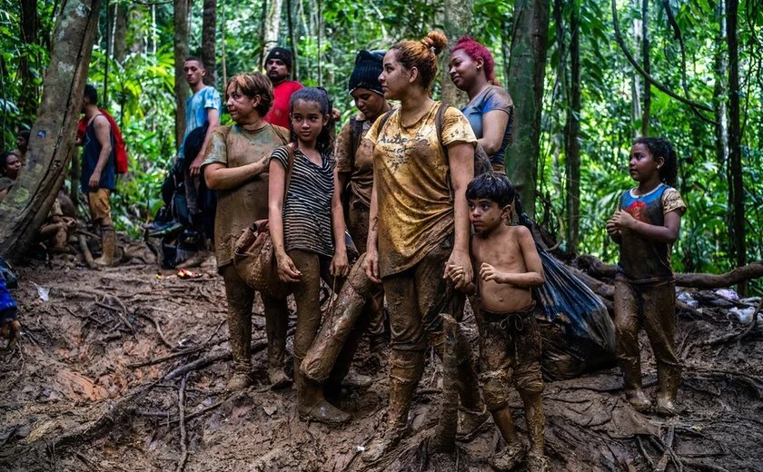 Venezuelanos impulsionam recorde migratório na selva de Darién: são mais da metade dos 248 mil que se arriscaram na rota