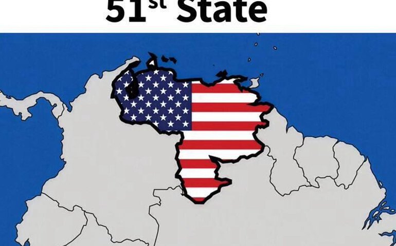 Trump publica imagem sugerindo Venezuela como 51º estado dos EUA