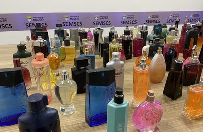 Convívio social apreende perfumes falsificados no Centro de Maceió