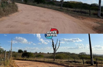 Recuperação da malha vicinal de Santana do Ipanema é um trabalho permanente do Governo de Confiança