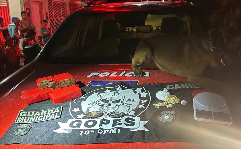 Suspeito de liderar facção criminosa é preso com mais de 2 kg de drogas em Campo Alegre