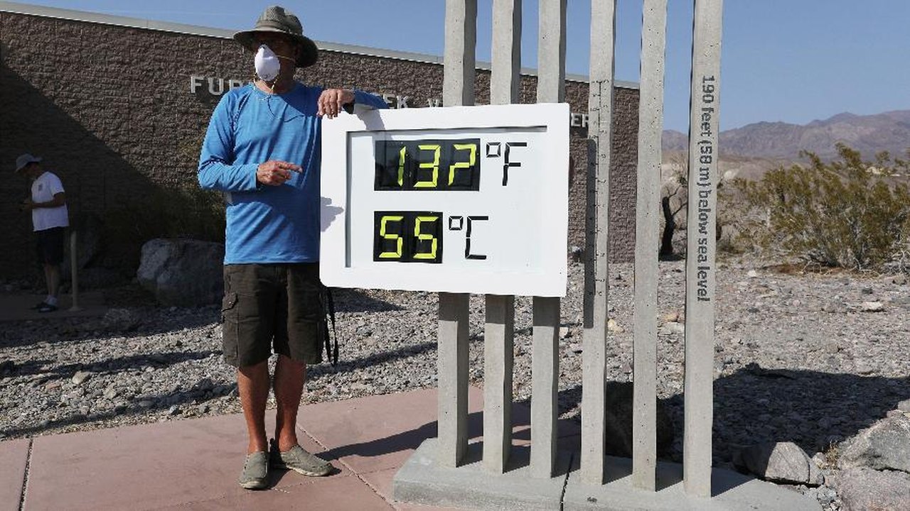 Vale da morte: lugar mais quente do mundo bate recorde de calor em julho e registra uma morte