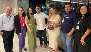 Igor Santos, Nathalie Fontes, Sarah Medeiros, Tony Rodrigues, Adriana Maria e Bruno Holanda