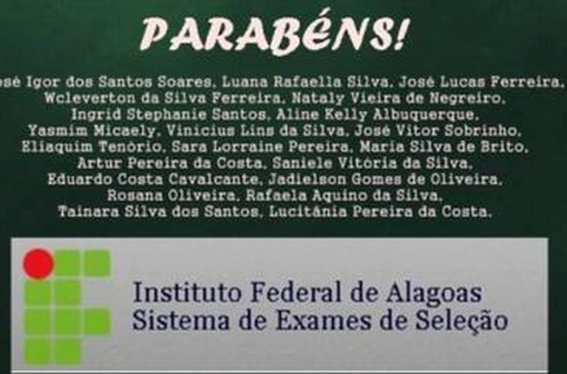 Prefeitura de Palmeira festeja índice de aprovados do Exame do Ifal 2016