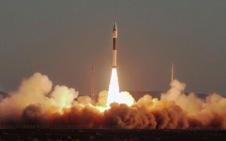 China lança foguete Kuaizhou-11 com nave experimental e satélite