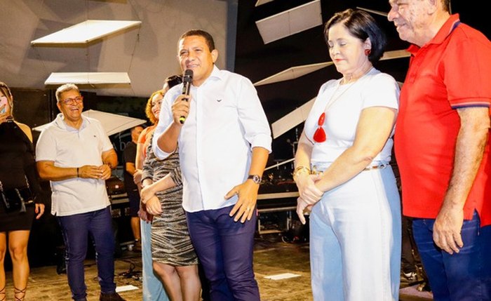 Júlio Cézar, em evento de comemoração pelo Dia do Trabalhador