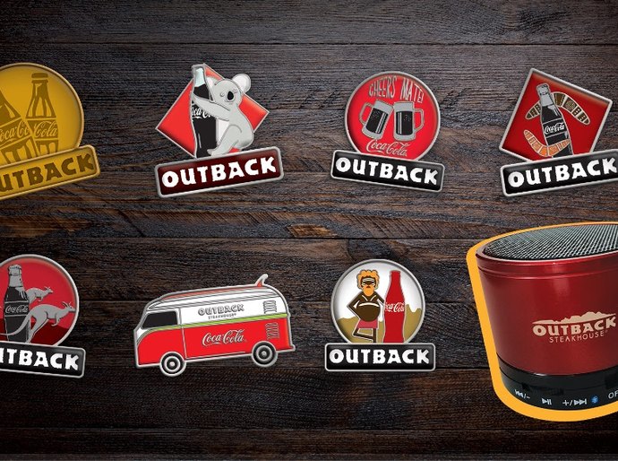 Outback Steakhouse® e Coca-Cola® presenteiam clientes com a “Colecione Momentos”