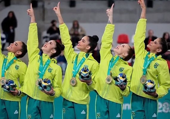 É campeã! Ginasta alagoana conquista medalha de ouro nos Jogos Pan-Americanos de Santiago