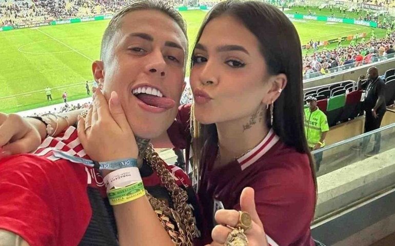 Mel Maia surge pela primeira vez ao lado de Mc Daniel e reafirma amizade: 'Meu best'