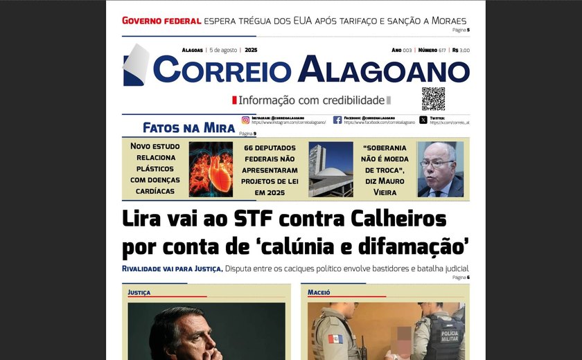 Lira vai ao STF contra Calheiros por conta de ‘calúnia e difamação’