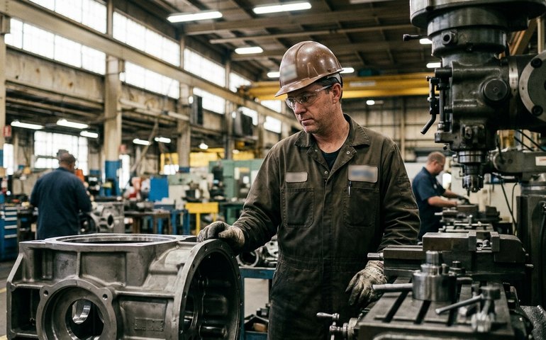 Produção industrial dos EUA recua 0,5% em março, aponta Fed