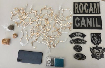 PM flagra crimes de tráfico e receptação em Arapiraca e Maceió