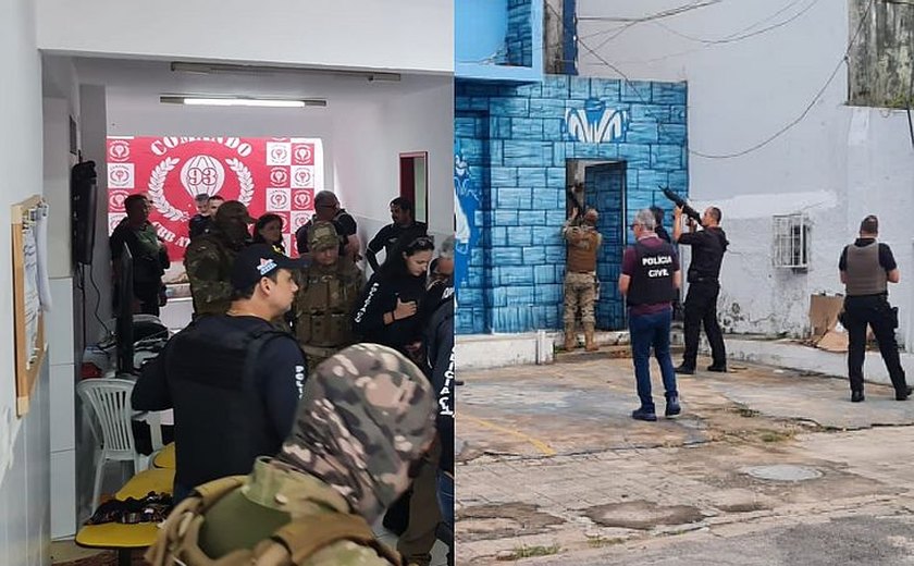 Polícia cumpre mandados em sedes de torcidas organizadas de futebol, em Maceió