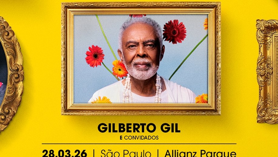 Gilberto Gil abre venda de ingressos para último show da turnê TEMPO REI