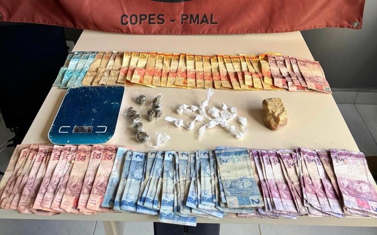 PM-AL apreende 30 armas e mais de 22 quilos de drogas em uma semana